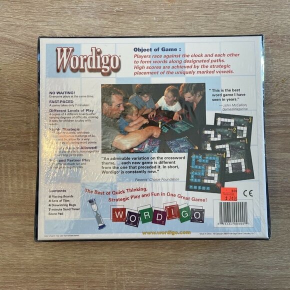 NEW Sealed 2005 Wordigo New Twist on Crossword Gam - Picture 6 of 6